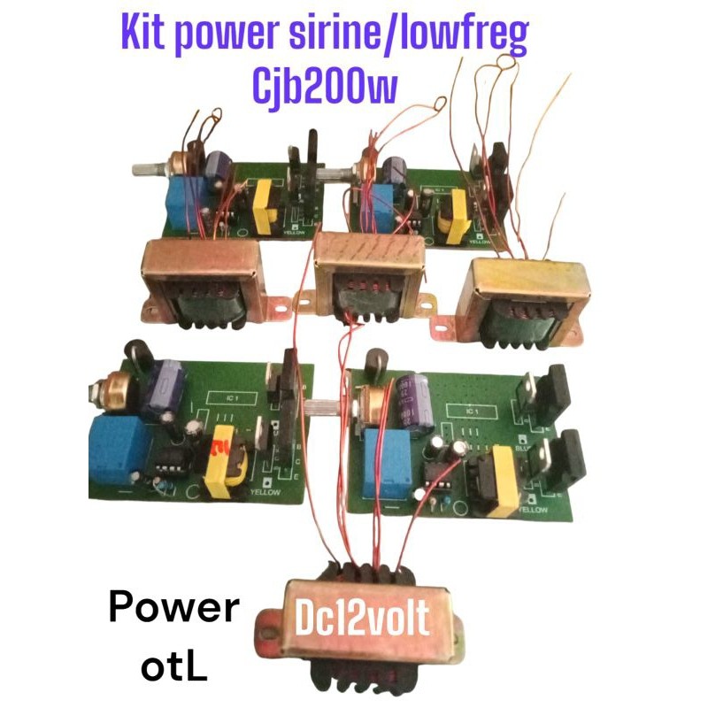 kit power sirine cjb200W
