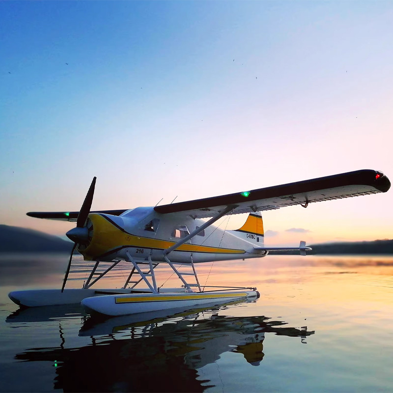 Beaver Dhc-2 1500mm Wingspan Remotely Controlled Seaplane Rc Aircraft Rc Aircraft With Buoy Model Ai