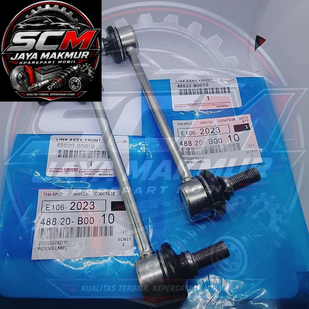 Link Stabilizer Depan Set Toyota Avanza Xenia 48820-B0010 2005 2006 2007 2008 2009 2010 2011 2012