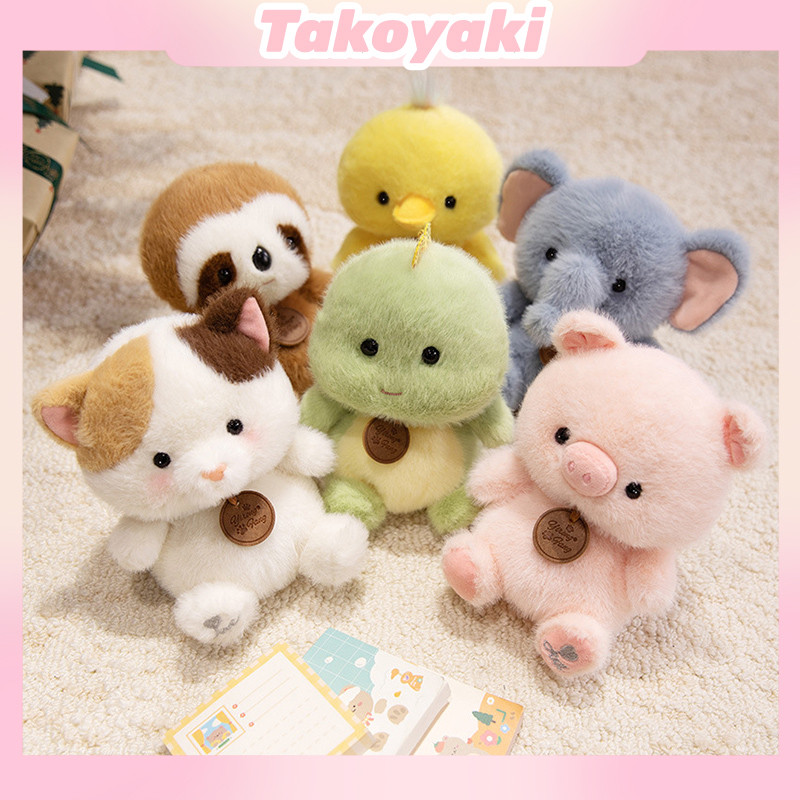 Gantungan Kunci Boneka Hewan Imut , Hiasan Tas Imut Gaya Korea Aestetik, Gantungan Tas Ransel Sekola