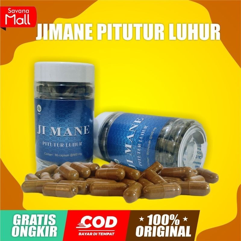 BISA COD-OBAT ASLI ORIGINAL 100% | 100% ASLI Jimane Pitutur Luhur | Jamu Kapsul Jiman Dan Habat Ali 