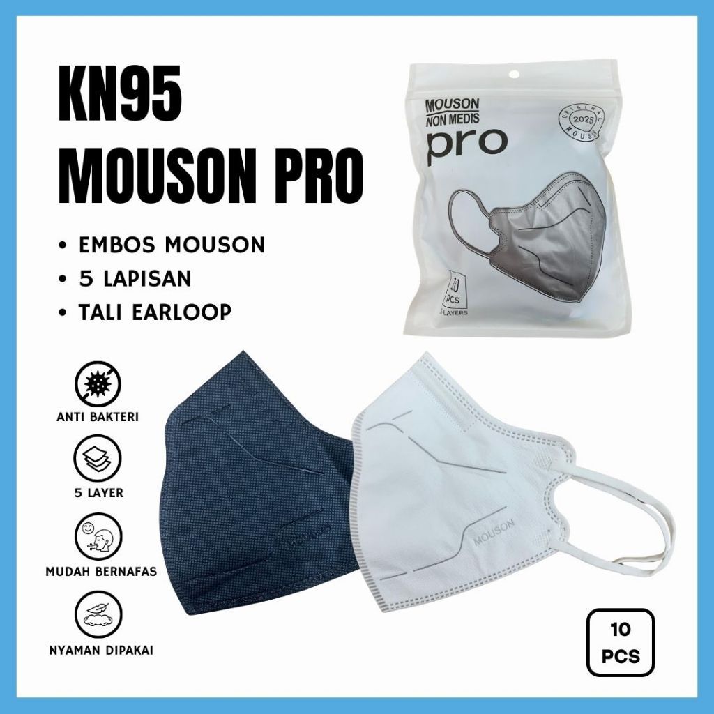 KN95 Mouson - Masker Kn95 Pro - Masker Mouson Pro