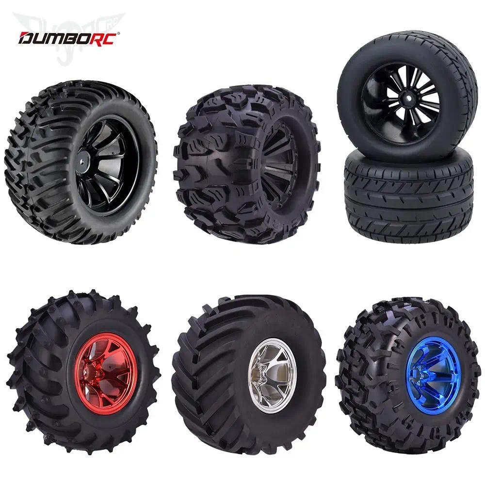 Tire 12mm Wheel Hub Wheels for Rc Car 1/10 Monster Truck Off Road Traxxas Scx10 HPI HSP Tamiya Kyosh