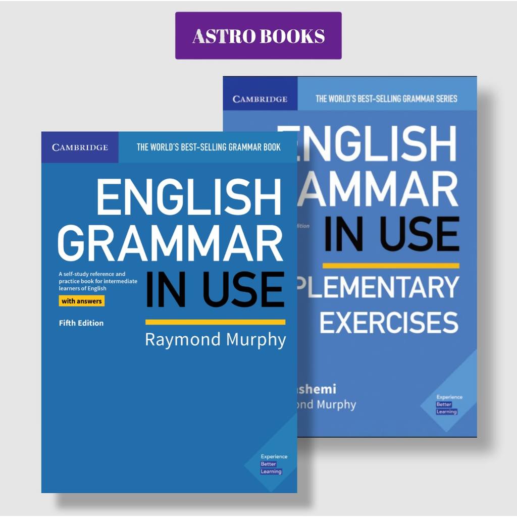 Buku English Grammar in Use (Raymond Murphy) & Supplementary Exercises - Fifth Edition
