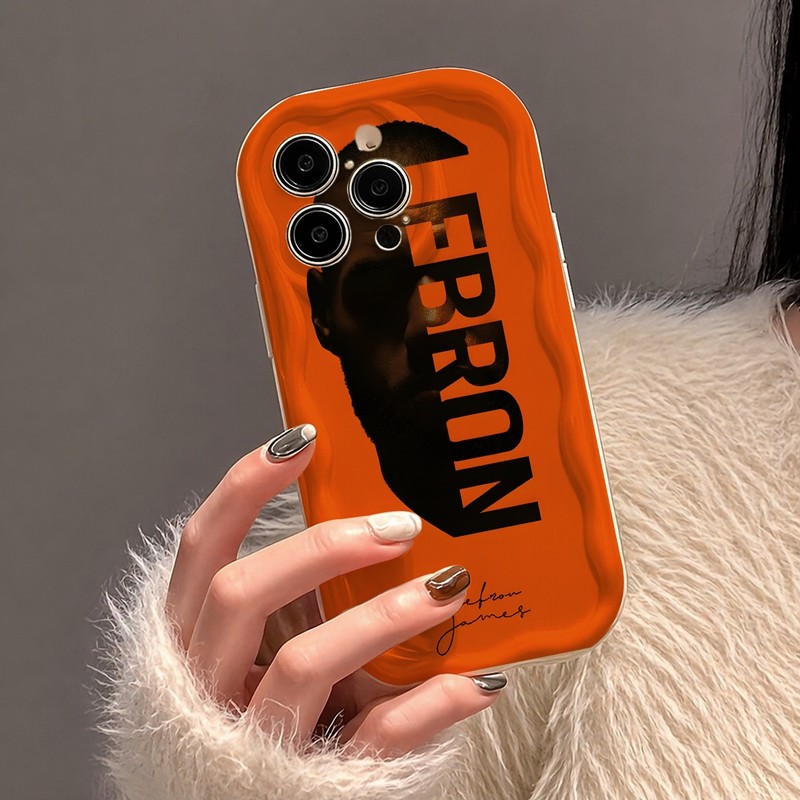 Casing iPhone Redmi Tema Gambar Lebron James Untuk iPhone 16 15 14 13 12 11 Mini Pro E MAX Untuk Red