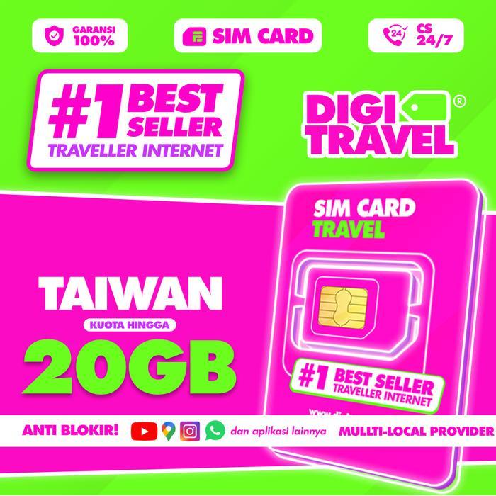 SIM Card Taiwan Taipei Kuota Besar Data Internet | Simcard Taiwan Kuota | SIM Card Simcard Roaming |