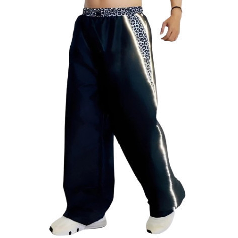 Outdoor SPORTS PANTS Celana Leopard Celana Baggy Pants Reflektif Y2K Celana Panjang Unisex Training 