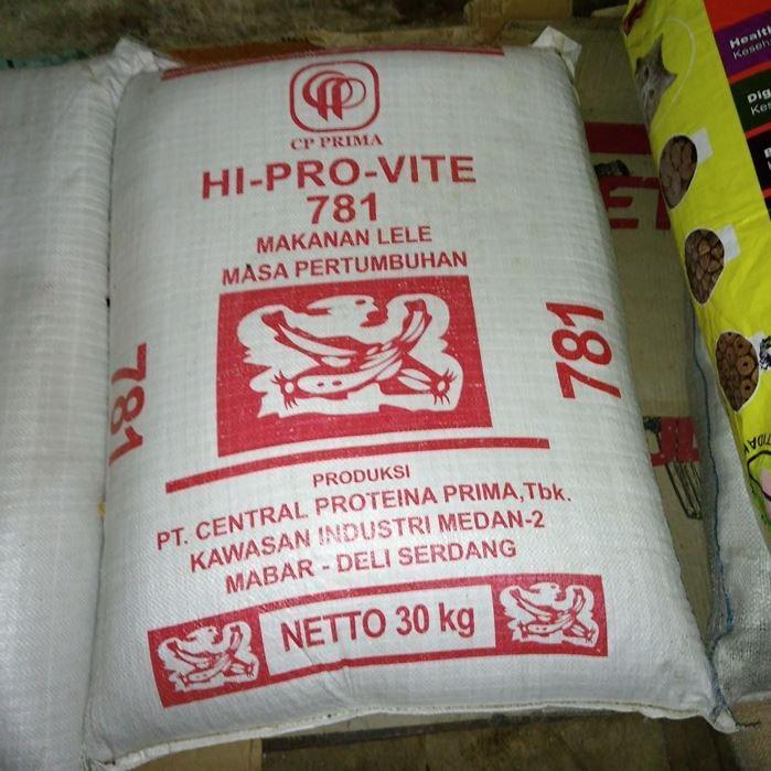 Pakan Makanan ikan Lele Nila Gurame Pelet Hi provit 781 repack 5 kg