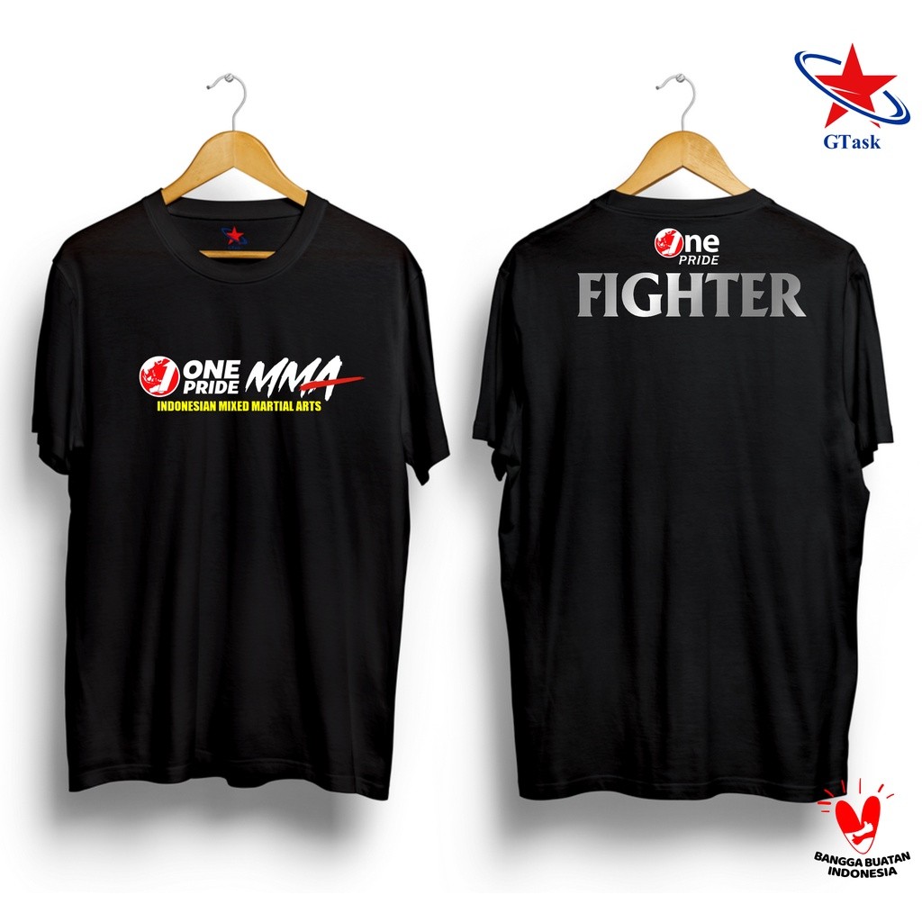 Kaos Distro One Pride MMA Fighter / Baju MMA Keren / Xshirt terlaris