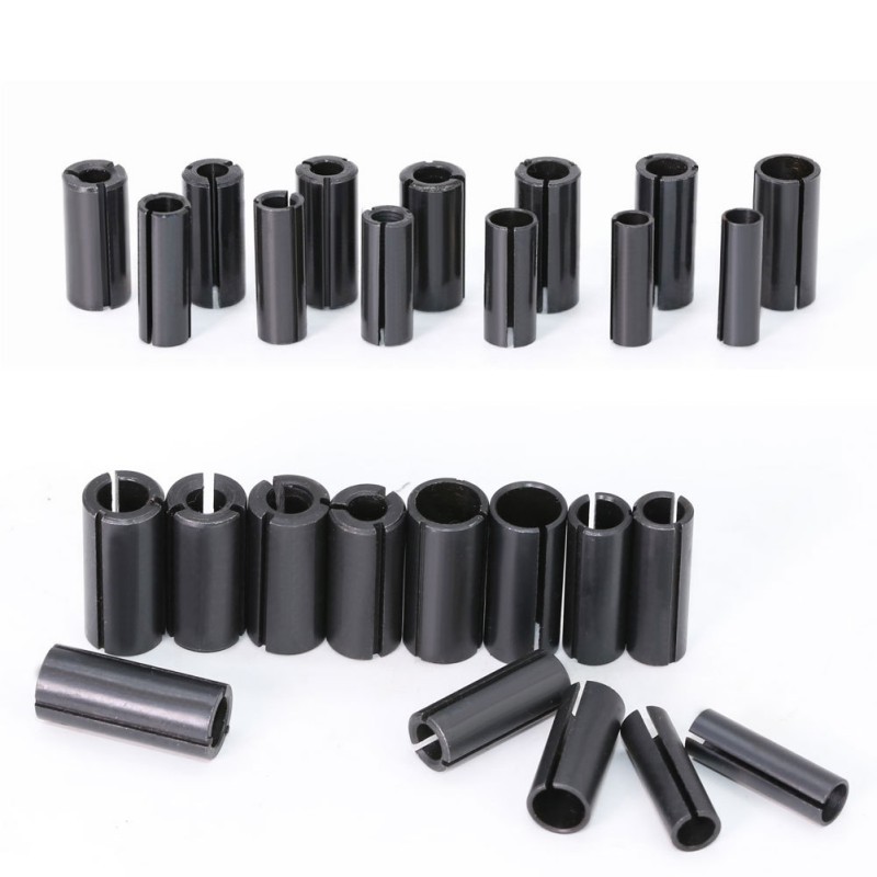 4pcs/Set Chuck Collet Sleeve 12,7mm Adapter Mesin Router Adapter Collet Adaptor Router Chuck Collet 