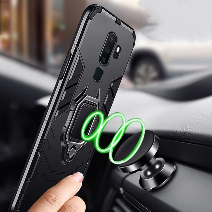 CASE OPPO A5 2020 / A9 2020 ROBOT ARMOR IRING STANDING CASE
