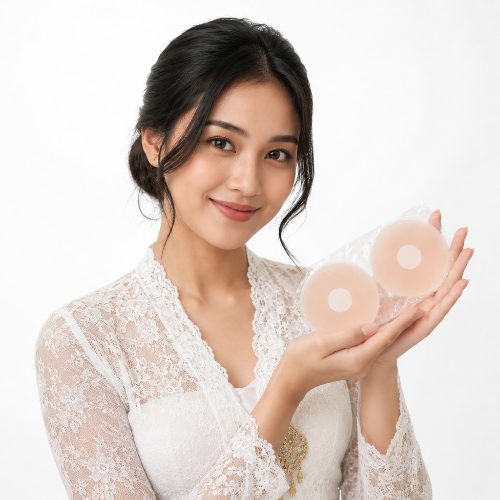 Bra Cover Silicone Seamless Premium – Inner Fashion Tanpa Tali untuk Kebaya & Dress