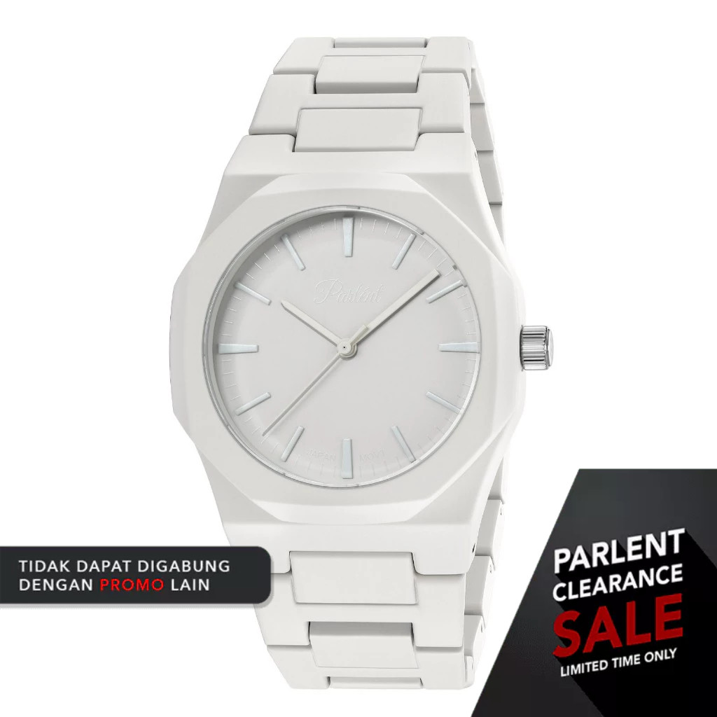 Parlent Palladium Spectrum - Jam Tangan Pria 40mm, Japan Quartz Movement, Waterproof 3ATM (30M)