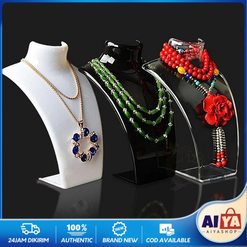 Display Kalung Leher Patung Manekin Perhiasan