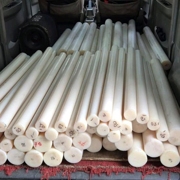 Nylon PA6 rod diameter 30mm x 100cm Nylon batangan gading