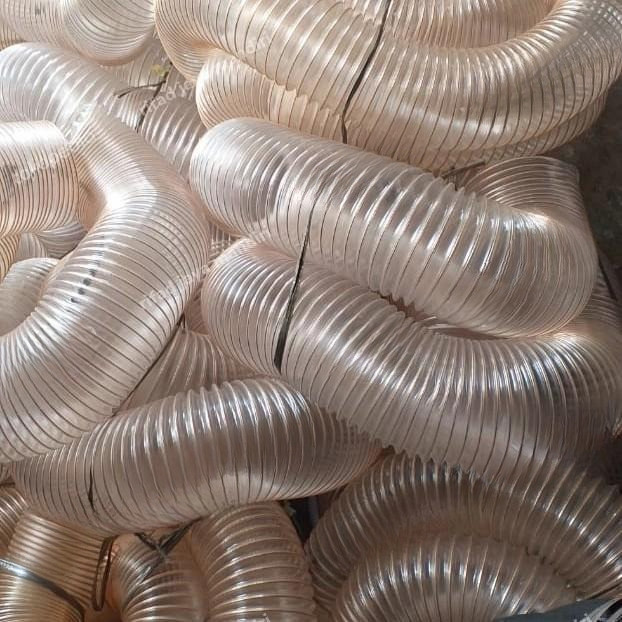 Pu ducting hose 2 1/2 inch selang flexible vacuum alfagomma
