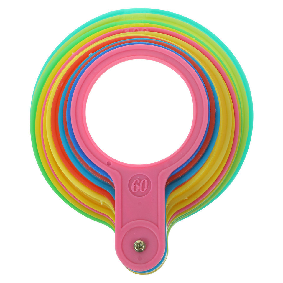 1Set Fruit Measuring Ring Tool Plastic ameter Gauge for Orchard Sorting Quality Control Fruit Grang 