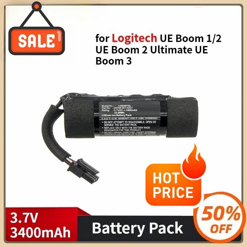 00798-601-8207 Conenset Auo Battery for Logitech UE Boom 1/2 UE Boom 2 Ultimate UE Boom 3 Fits Li-io