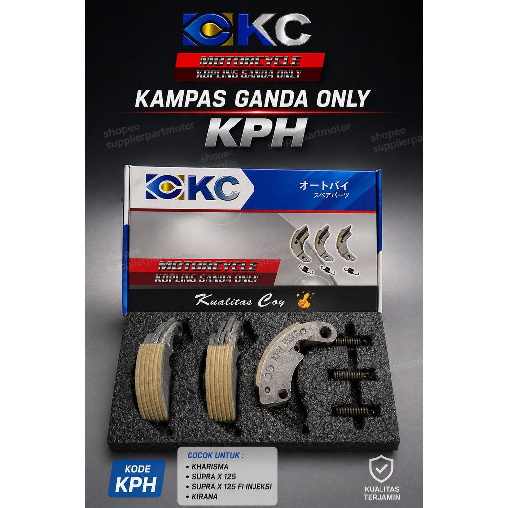 kampas ganda kopling + per KPH karisma, supra x 125, Kirana, supra x 125 helm in KC