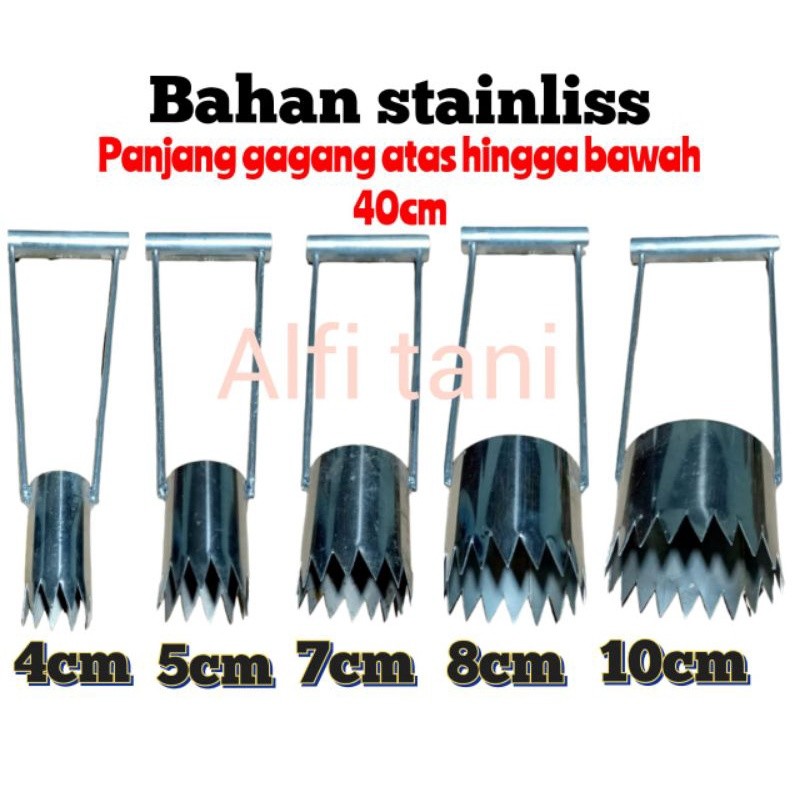 Plong Mulsa Plong Cemplong Alat Pelubang Plastik Mulsa uk bervariasi