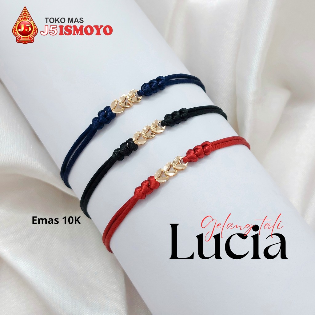 Gelang Tali Kombinasi Emas Lucia J5 Ismoyo