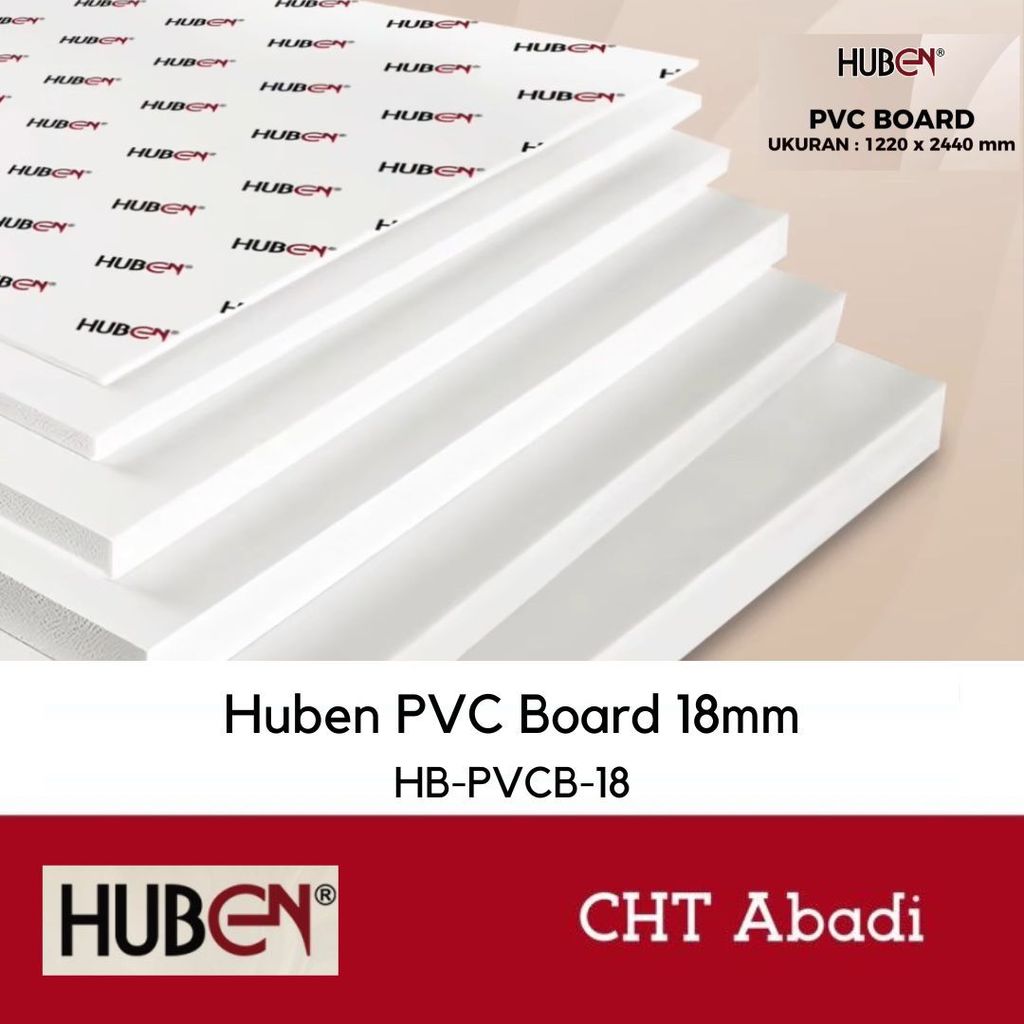HUBEN PVC BOARD 18mm (bisa request custom ukuran)