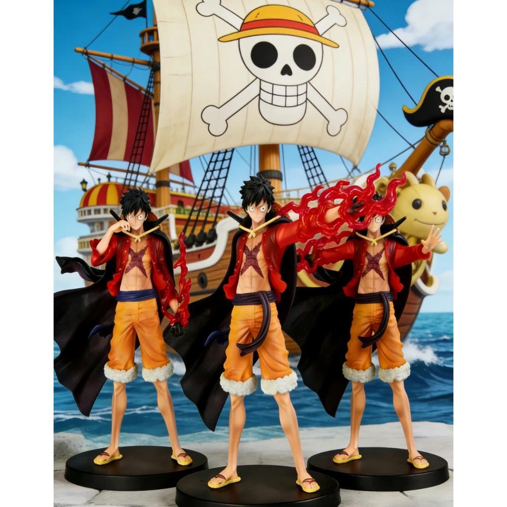 17cm PVC One Piece Luffy Sun God Nika Anime Doll Monkey D Action Doll Luffy Doll Model Doll Series T