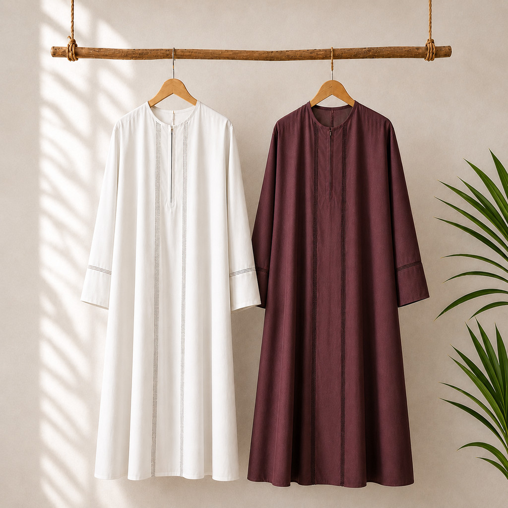 Sentosa Grosir - Medina Abaya | Premium Gamis Wanita Polos | Payet Mewah | Baju Muslim Longgar Modes