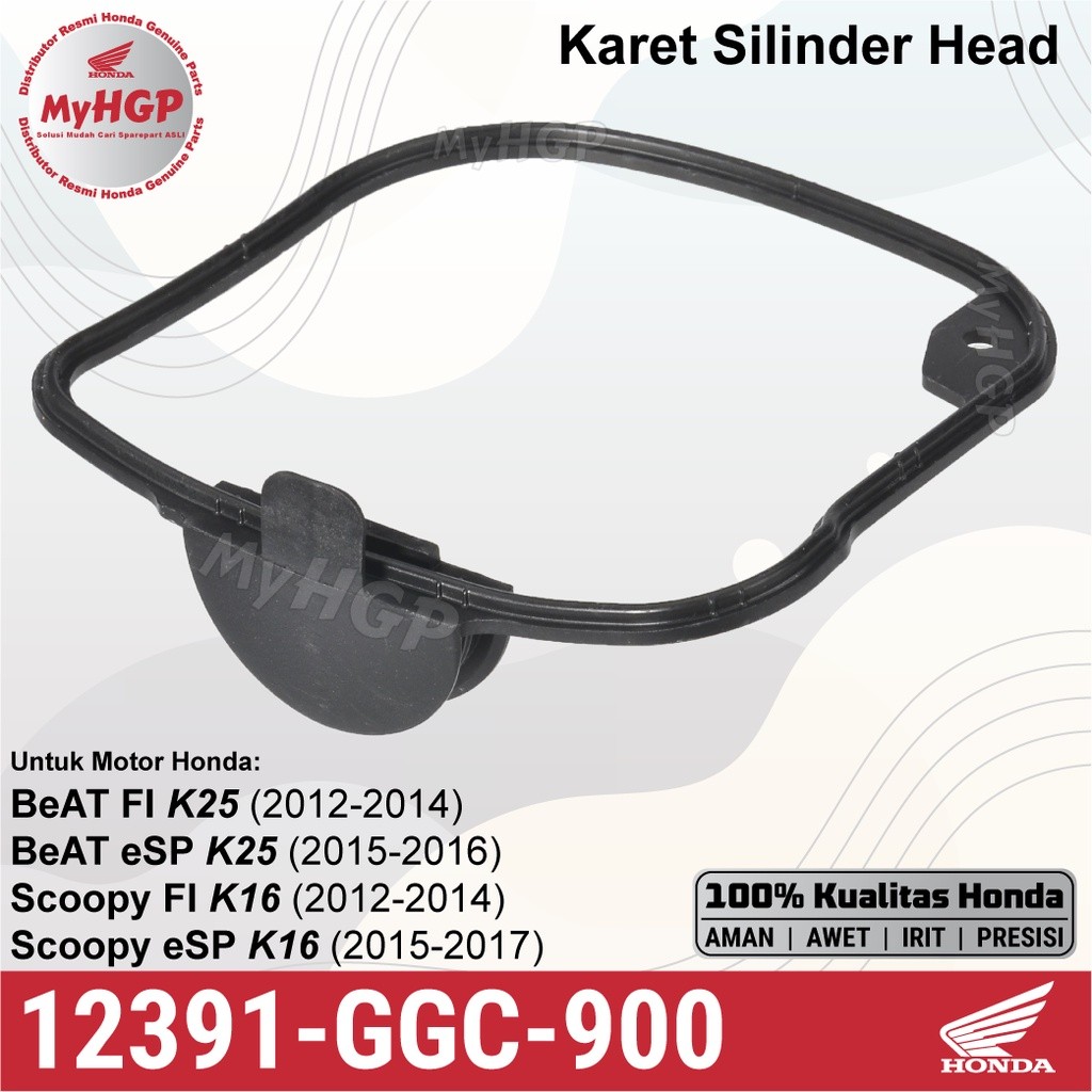 12391GGC900 Gasket Head Cover BeAT FI, Scoopy FI, Vario 110 FI 12391-GGC-900 12391 GGC 900