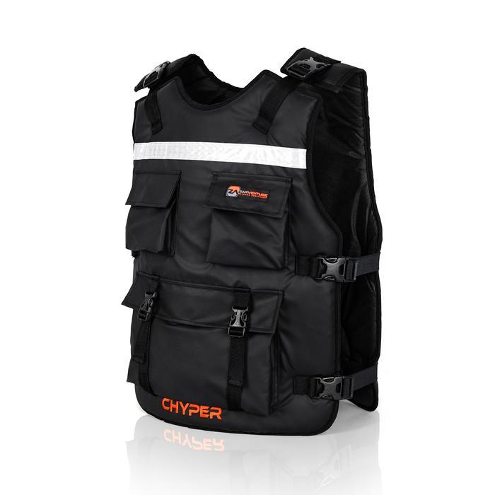 CHYPER rompi motor rompi tas body protector zarventure chyper outdoor riding - ROMPI CHYPER HITAM