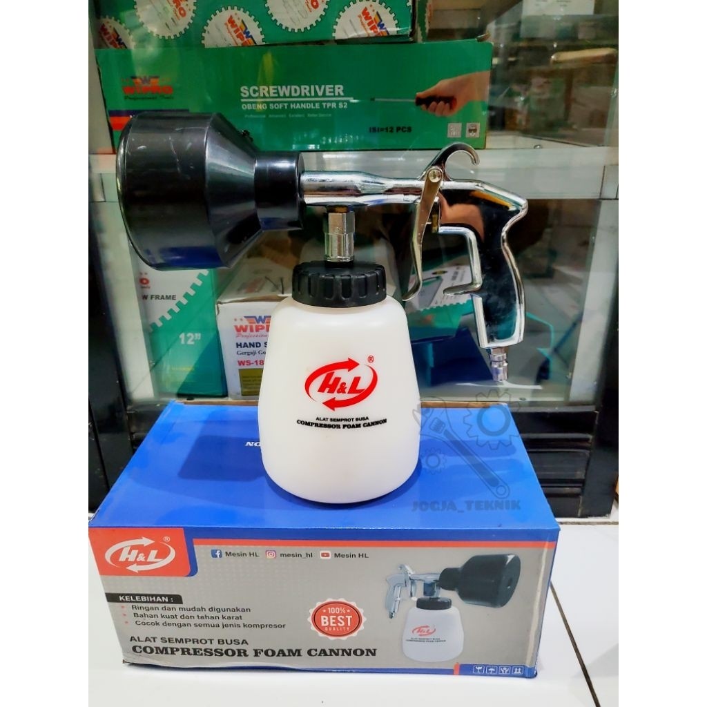 Tabung Foam Cannon Snow Wash H&L / Foam Lance Snow Compressor  / Foam Cannon Compressor