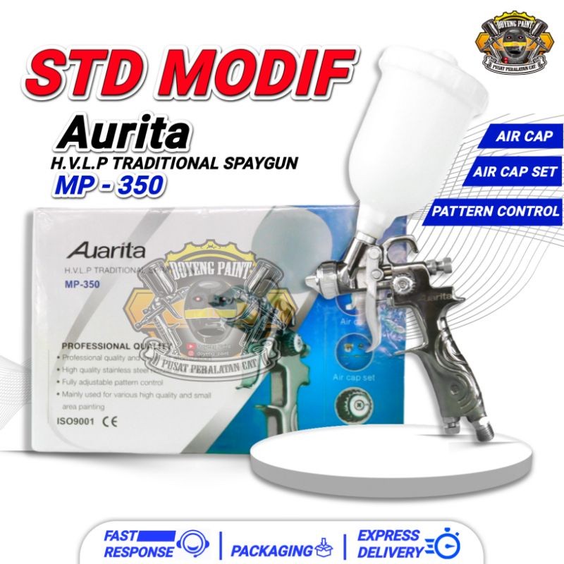Promo Murah Spraygun Auarita K-350 STD Modif Terlaris