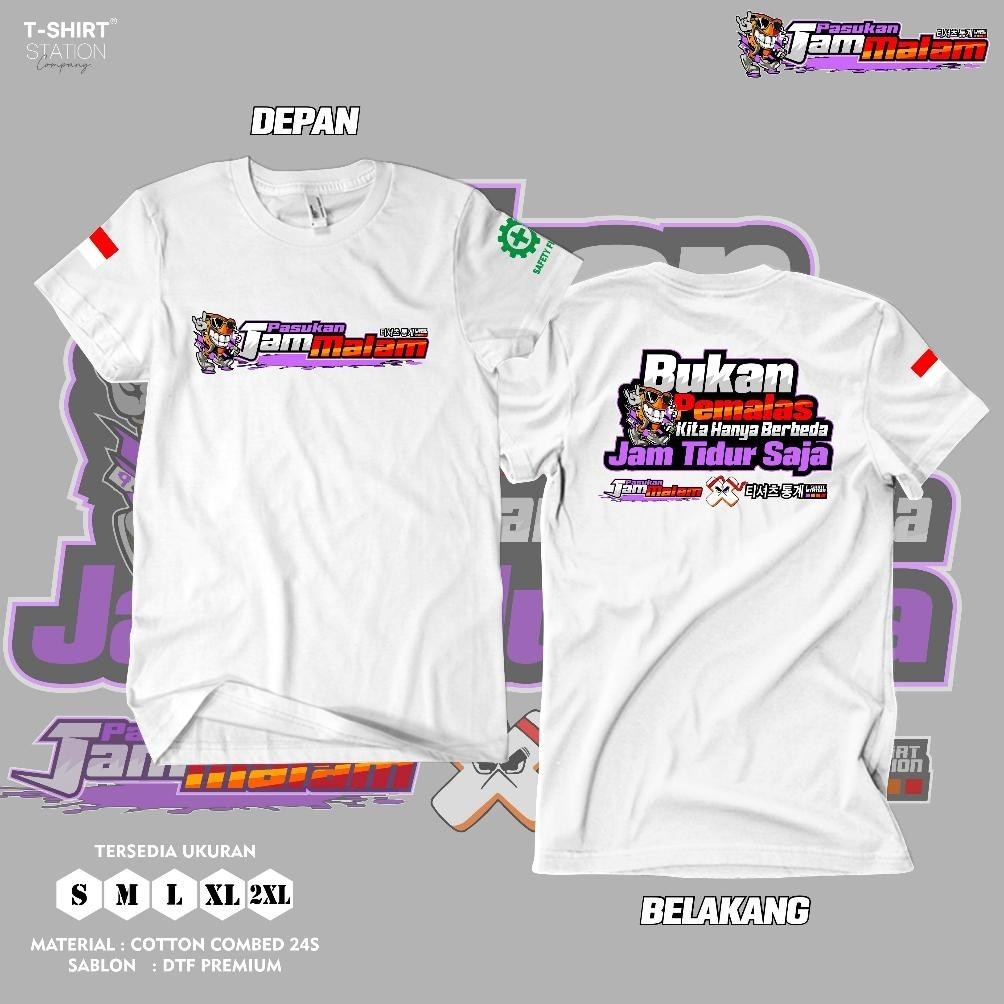 Kaos Pasukan Jam Malam KAOS VIRAL PEJUANG RUPIAH