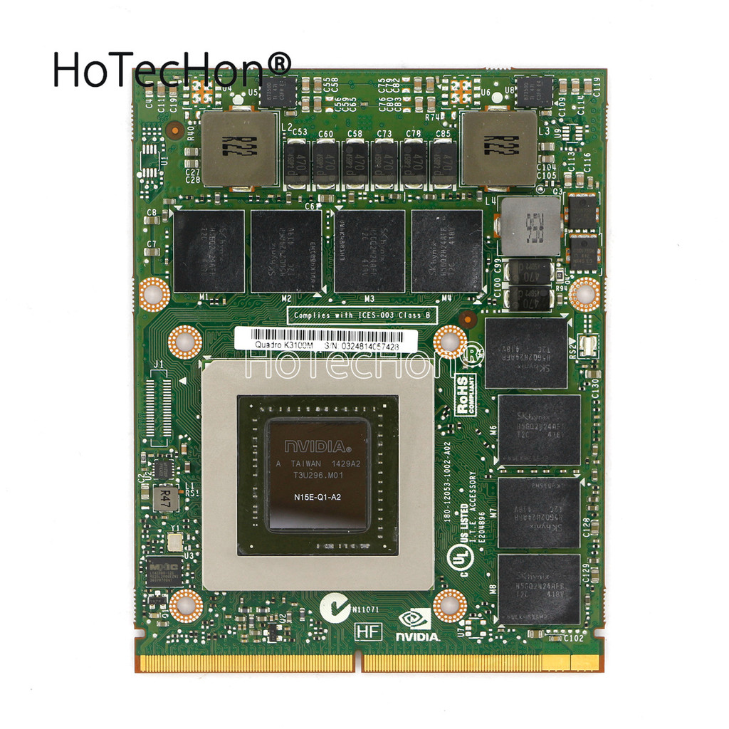 nVIA Quadro K3000M K3100M K4000M K4100M K5000M K5100M Metal Video Card for iMac 27 in  A1312 Sonoma 