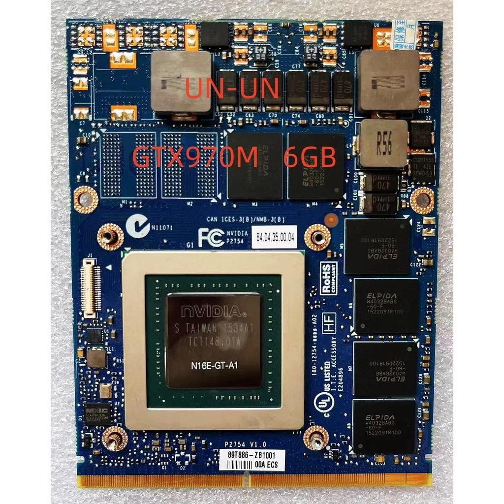 Graphics card of alta calidad GTX970M N16E-GT-A1 gtx970m 6GB MXM, Graphics card of vídeo para portab