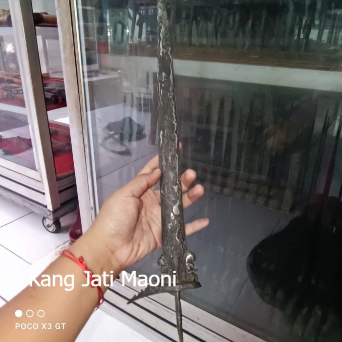 keris omyang jimbe kembar pamor ngulit semongko KJM1122 murah