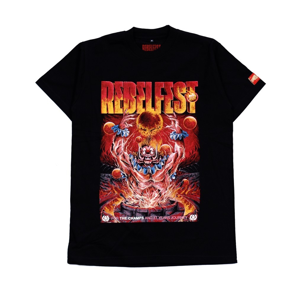 Tshirt REBELFEST - IGNITE (black) Original