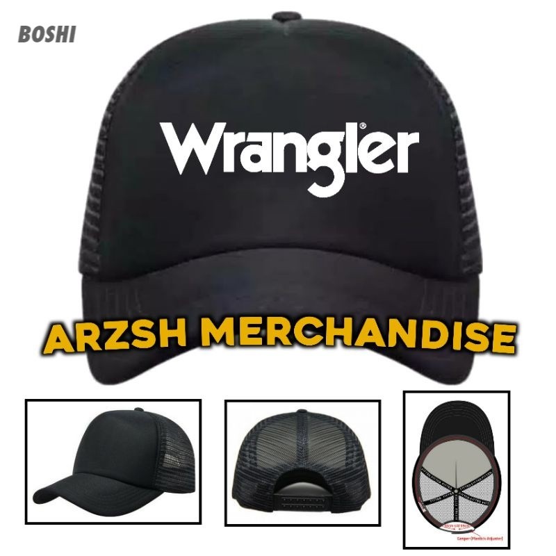 Topi Wrangler - Topi Trucker Jaring Wangler