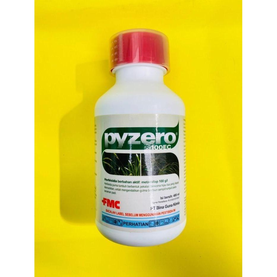 Herbisida purna tumbuh pada tanaman padi PYZERO100ec. Isi 400ml - 400ml