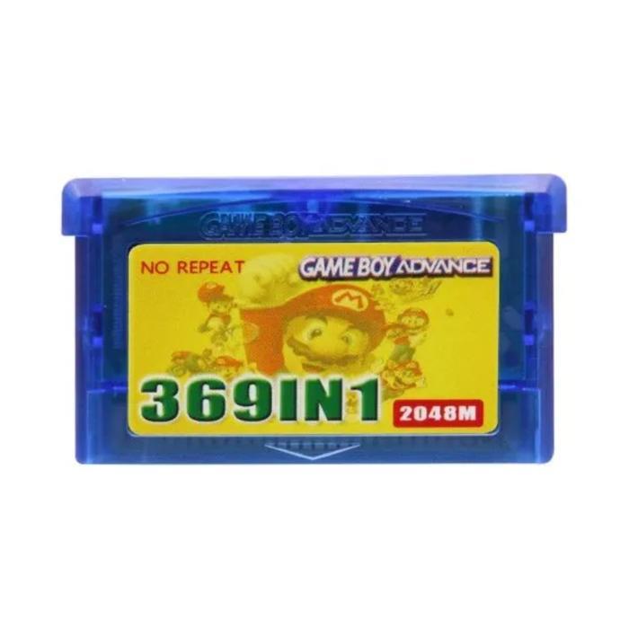SUPERCARD SUPER CARD NINTENDO GAMEBOY ADVANCE GBA SP MICRO SD DS NDS - 369 IN 1
