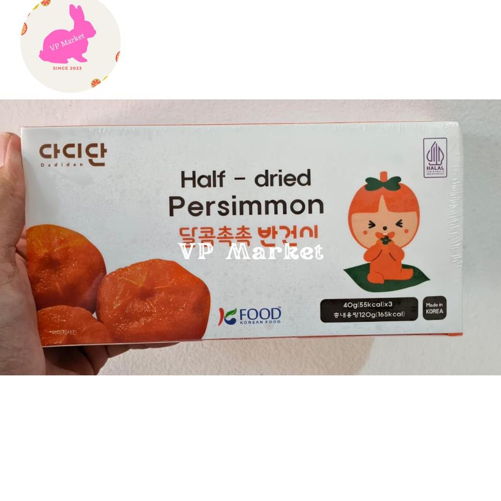 Half Dried Perssimon Korea | Buah Kesemek Stengah Kering Frozen Isi 3 Pcs |  Buah Persimon Kering Fr