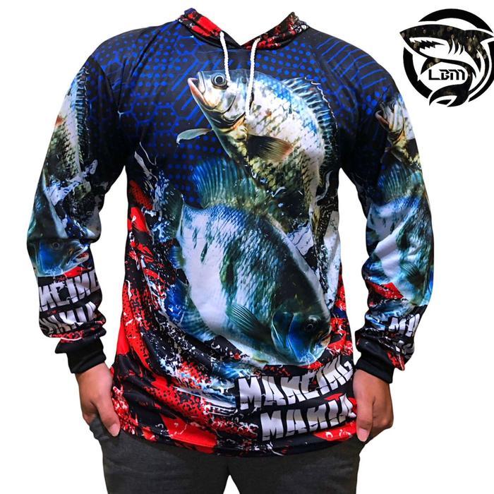 BAJU MANCING LENGAN PANJANG JERSEY MANCINGG KAOS PANCING Sport - NILA, L