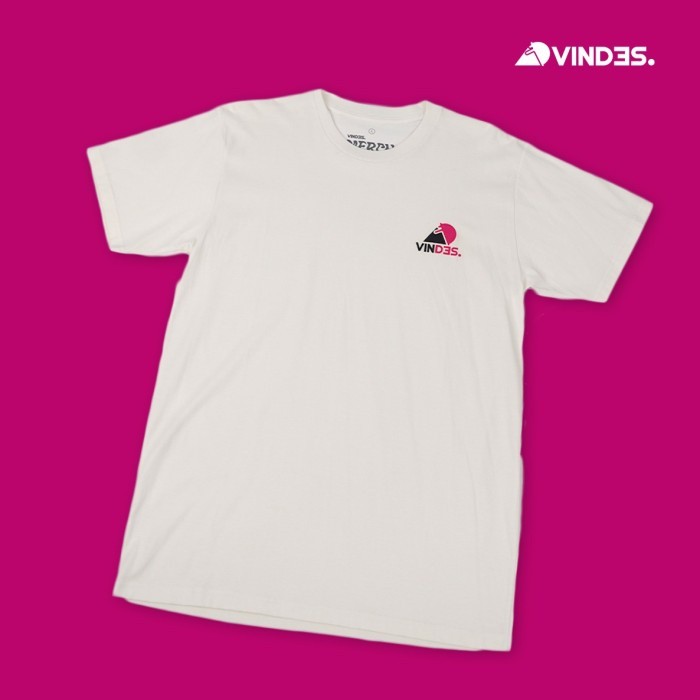 HOT Vindes Store - T-shirt Vindes Logo Putih Tshirt Pria dan Wanita