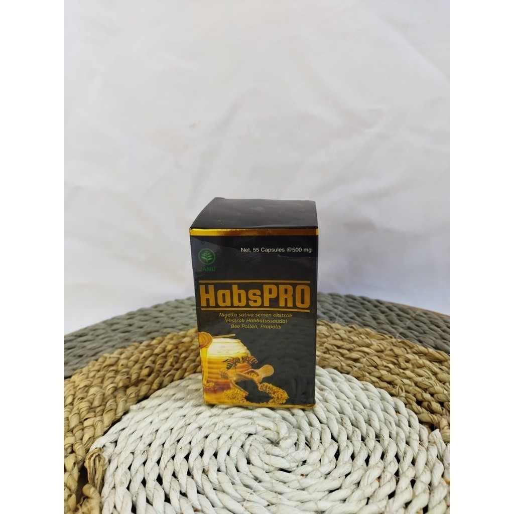 Habspro Original 100% Kemasan Isi 55 Kapsul