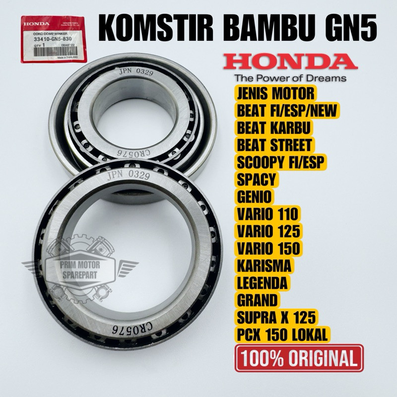 (sinar28) ORIGINAL KOMSTIR COMSTIR BAMBU GN5 BEAT FI ESP, BEAT KARBU,VARIO 110,VARIO 125 150,SCOOPY 
