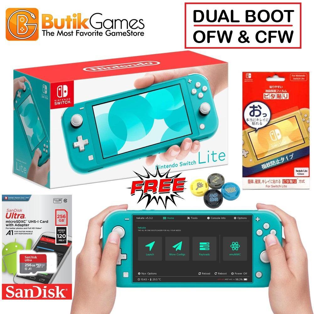 Nintendo Switch Lite Console Mesin CFW 256GB [Second/used]