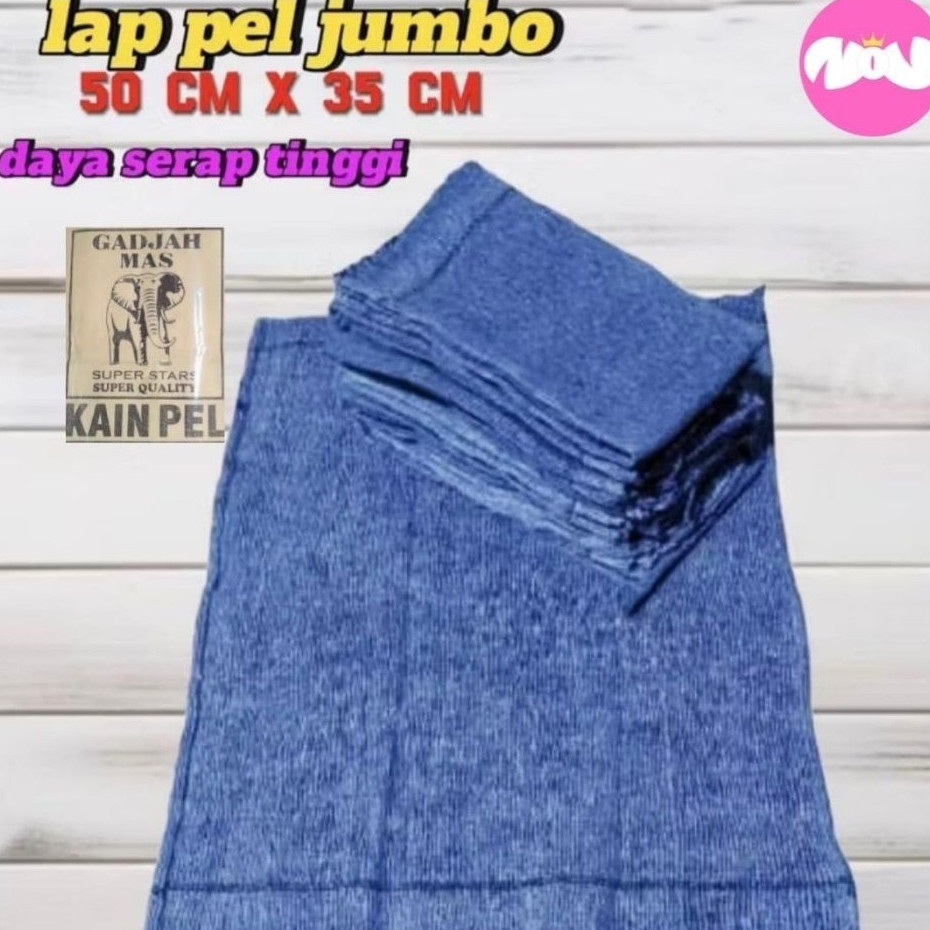 PROMO Lap Pel Lantai Jumbo Cap Gadjah Mas Kain Pel Dapur Serbaguna ️