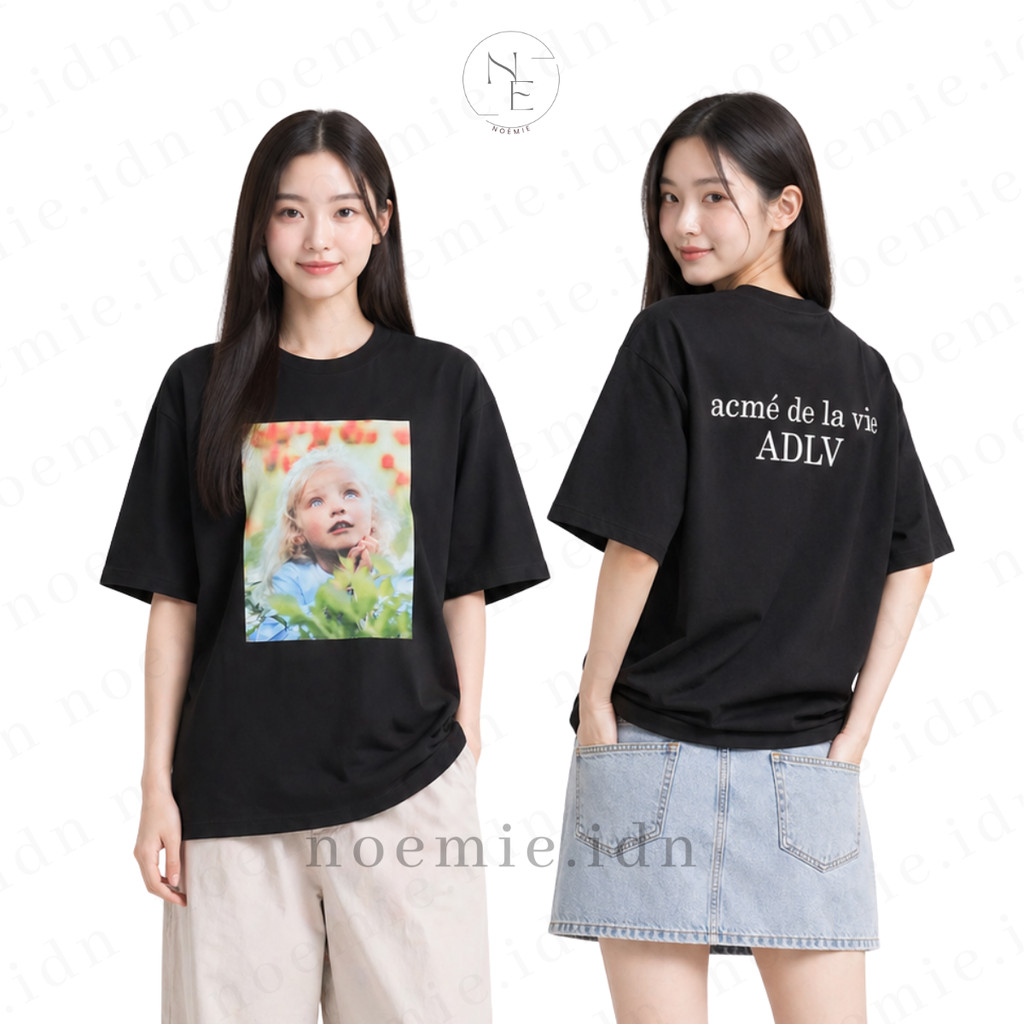 ADLV BABY FACE FLOWER GARDEN GIRL TEE KAUS ORIGINAL ACME DE LA VIE