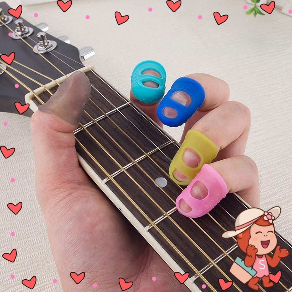 DLW Pelindung Jari Gitar Silicone Fingertip Protector 5 PCS - DLW-05