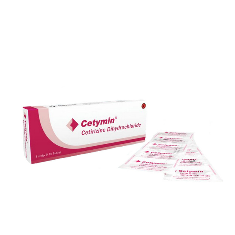 CETYMIN 10 MG 1 AMPLOP @ 1 STRIP @ 10 TABLET